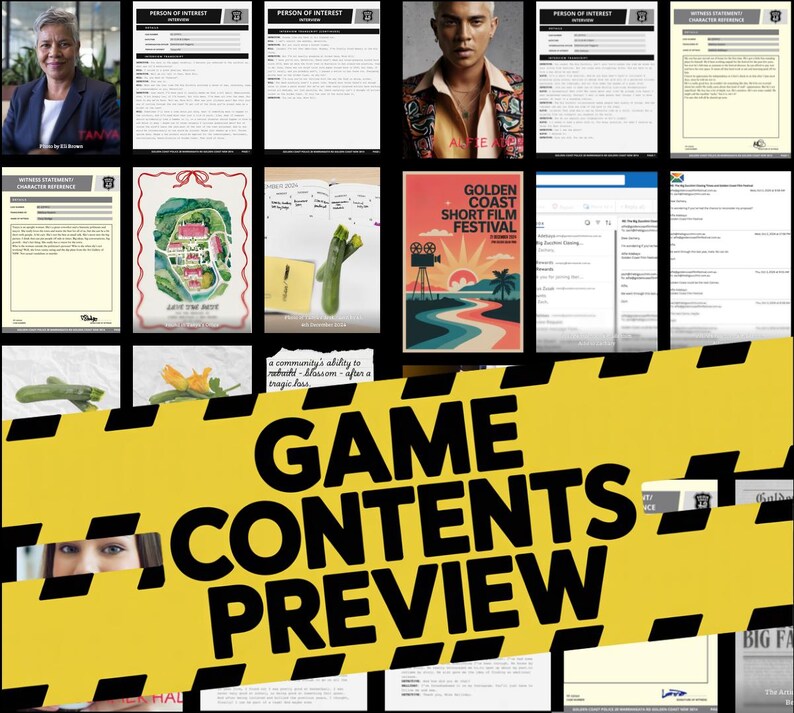 Online Cold Case Murder Mystery Game, Digital Game and Printable PDF ...