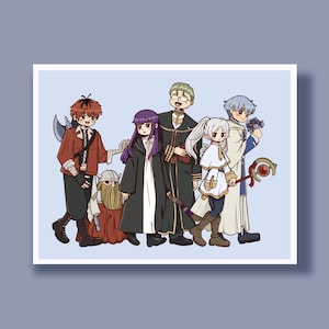 frieren 5x7&quot; art print
