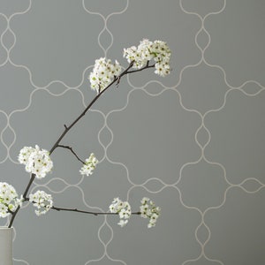 Art Deco Tapete schälen und aufkleben | Tapete für Wohnzimmer | Geometrische Ornamente traditionell Vlies Tapete | ARTD21