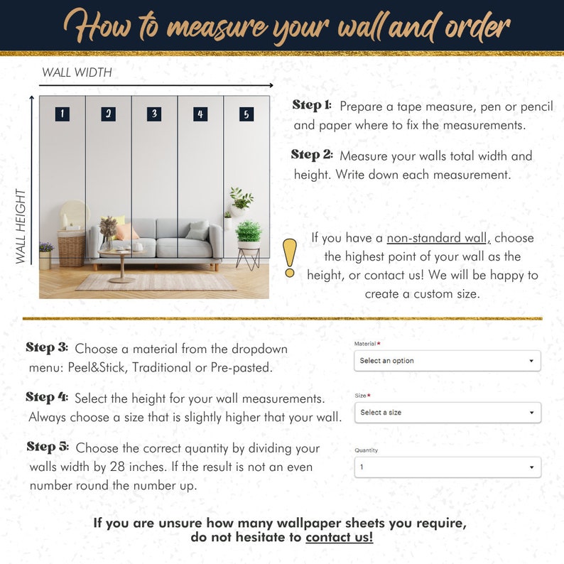 Buy Blue Flowers Wallpaper Peel&stick and Traditional Wallpaper