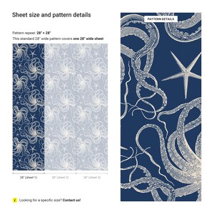 a blue and white pattern with a starfish on it