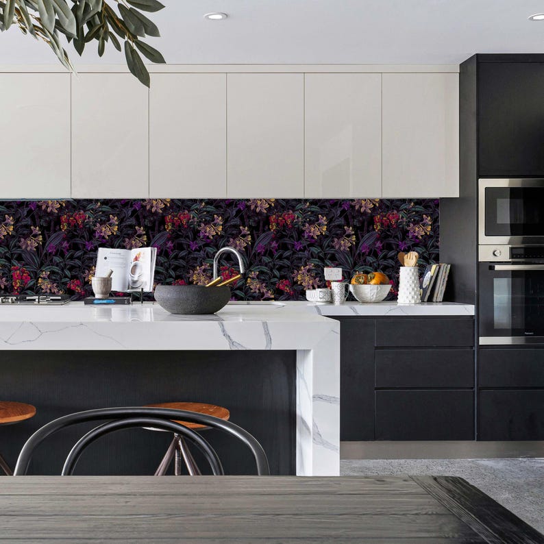 Floral Wall Decor: Garden of Eden Pattern (Peel & Stick, Removable) image 2