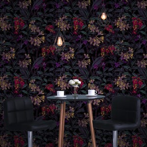 Floral Wall Decor: Garden of Eden Pattern (Peel & Stick, Removable) image 4