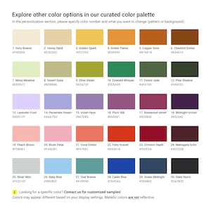 a color chart with different shades of paint