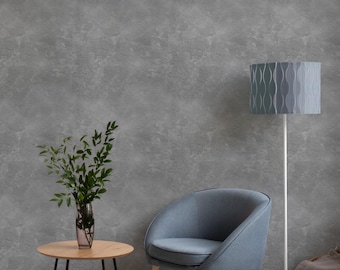 Stone Gray Wallpaper: Peel and Stick Abstract Brushstrokes