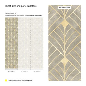 a sample of the pattern for a wall covering