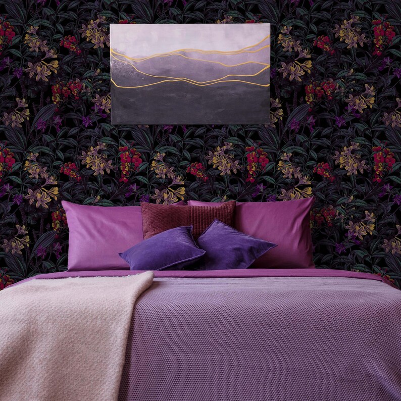 Floral Wall Decor: Garden of Eden Pattern (Peel & Stick, Removable) image 3