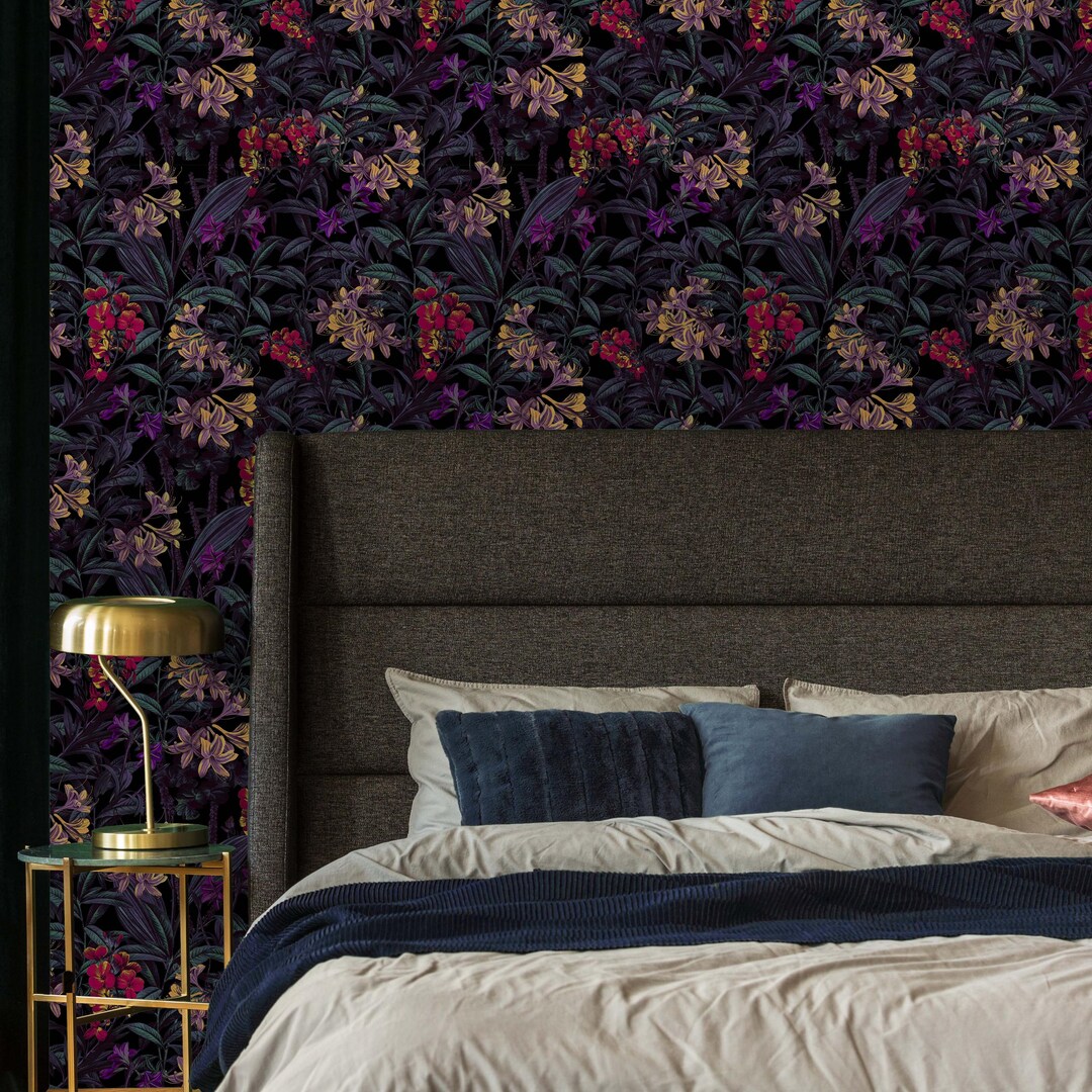 Floral Wall Decor: Garden of Eden Pattern (peel & Stick, Removable) - Etsy