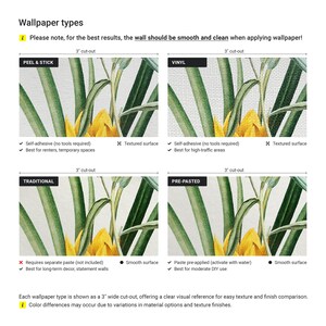 a series of photos showing different types of wallpaper