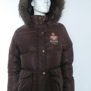 RALPH LAUREN women's down puffer jacket   size L