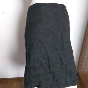 Jupe Boule Sarah Pacini Taille T1 (38/40) - Lin Stretch Vert Kaki, Style Drapé