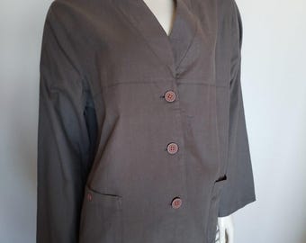 Chaqueta gris GUDRUN SJODEN talla XL