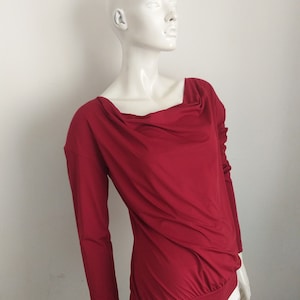 Top rojo de manga larga Etsy Mexico