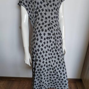 GUDRUN SJODEN grey short sleeve dress size L