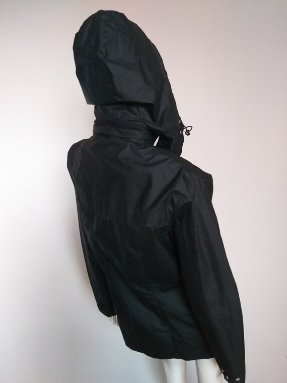 ILSE JACOBSEN black raincoat   size M - image 6