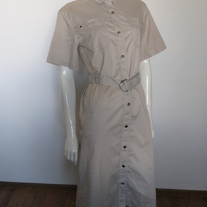 Vestido camisa bege manga curta MARC CAIN tamanho 1 S/M