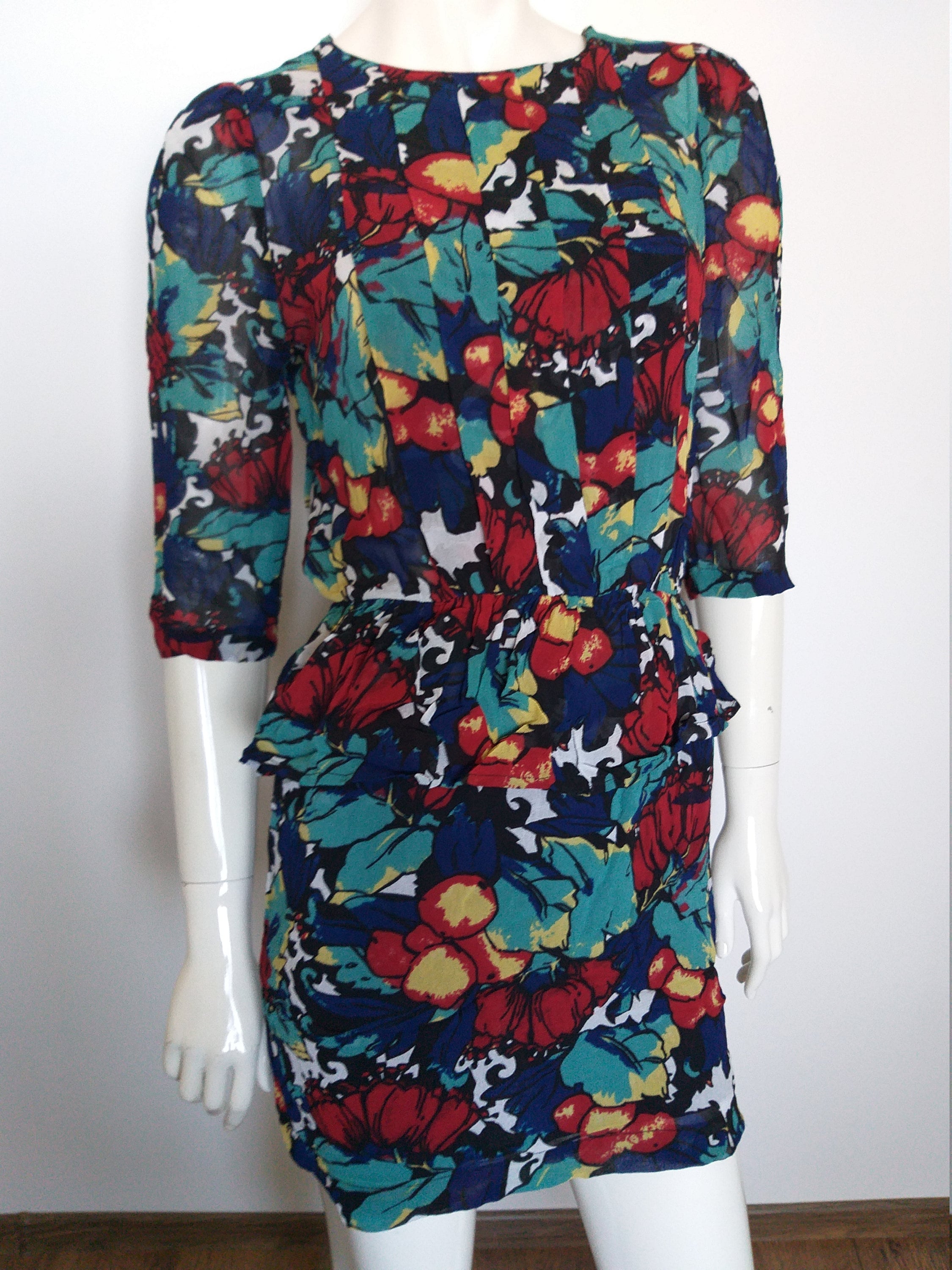 Ganni peplum cheap dress