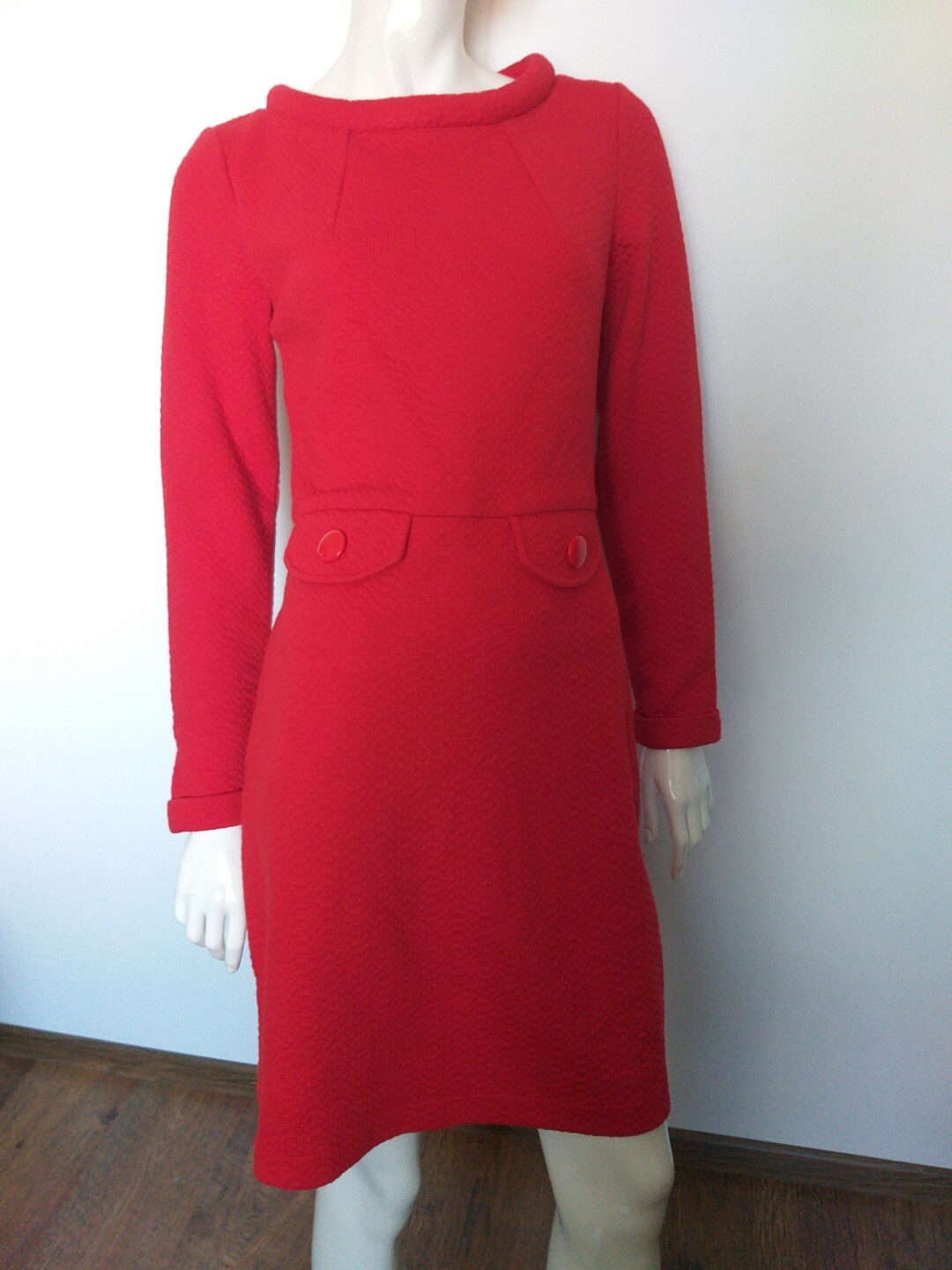 bright long sleeve dress Boden Women's Alexa Long Sleeve Short Dress in Blue