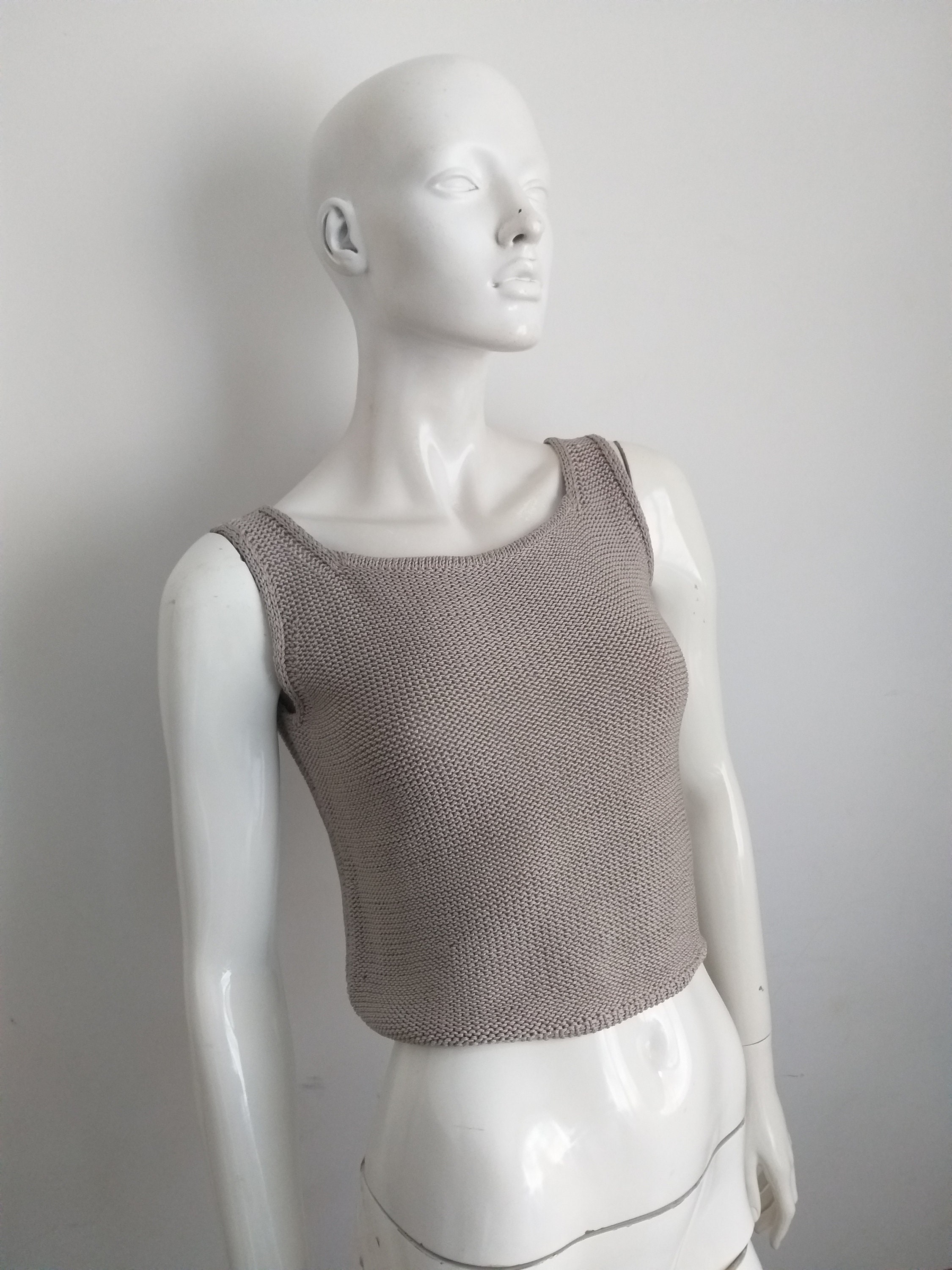 MAX MARA knit sleeveless top blouse size M