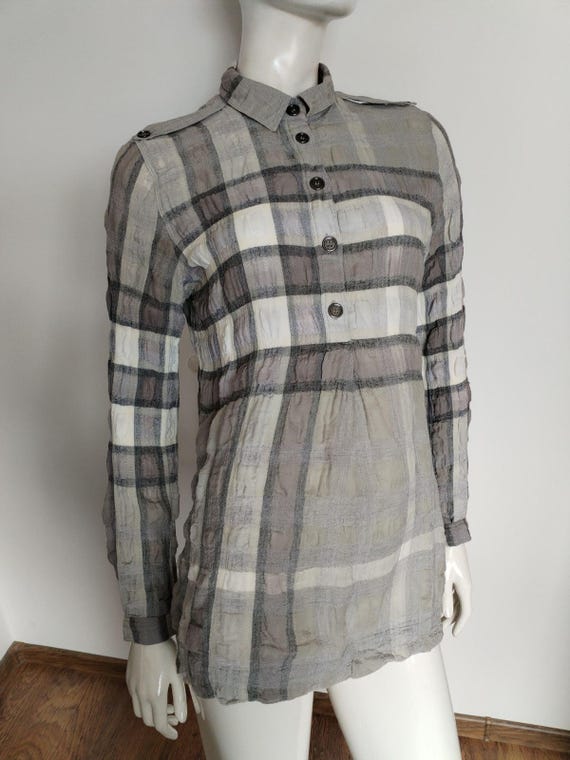 BURBERRY BRIT Long Sleeve Top Blouse Shirt Size M - Etsy