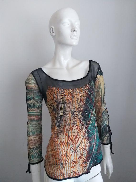 LEGATTE by save the queen multicoloured top blouse