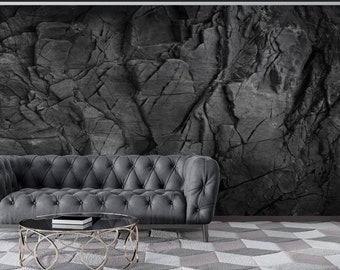 Stone Texture And Background. Rock Texture 3D Digital Print Wallpaper/peel and paste wallpaper vinyl wallpaper wallpaper room