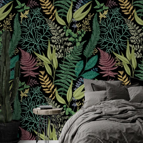 Premium AI Image  Abstract floral background Vintage botanical wallpaper  or ptint design