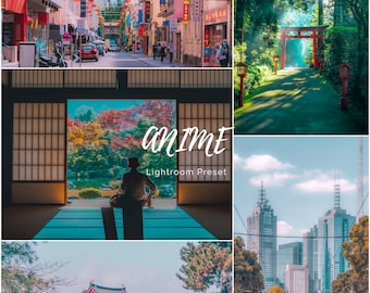 Anime Lightroom - Etsy Anime Lightroom - Etsy