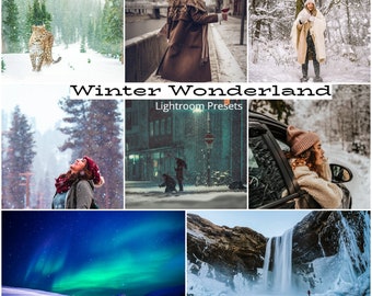 Winter Wonderland Presets for Mobile & Desktop, Winter Snow Presets, Christmas Presets, Blogger Preset, Winter Mobile Presets