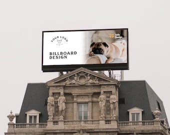 Billboard on Building Mockup PSD