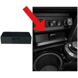 Toyota 4Runner Cubby Storage Dashboard  Drawer | Accessories |  5th Gen 2014-2024 | felted bottom