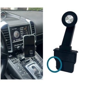 Porsche Cayenne 958 - 2011-2014 - Ash Tray Phone Mount – Replaces Ashtray - 17mm ball