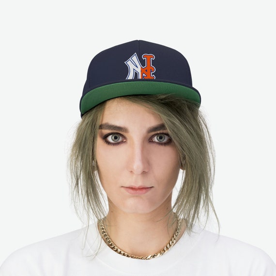 Half yankees half mets hat hotsell