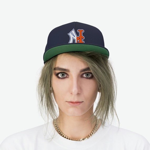 Yankees Mets Split Snapback Hat house United 