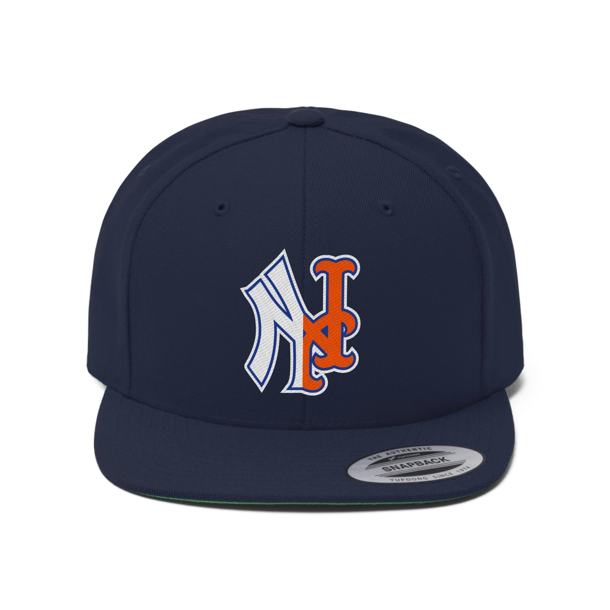 Half yankees half mets hat top
