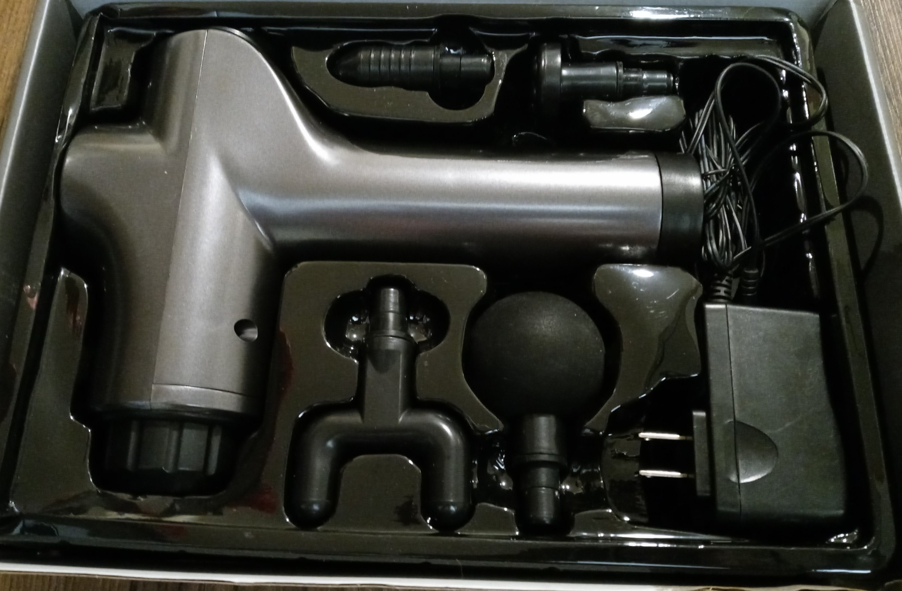 Coby CMH520 Adjustable Speed Deep Tissue Massage Gun W/ LED Etsy