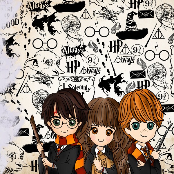 H. Potter Tumbler Wrap / digital download / PNG / SVG / instant download / tshirt / mug / Tumbler