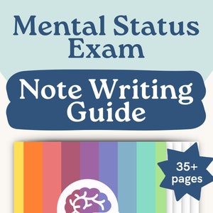 Mental Status Exam Note Writing Guide - Descriptors, Definitions, Examples and Interview Questions for Mental Health Clinicians!