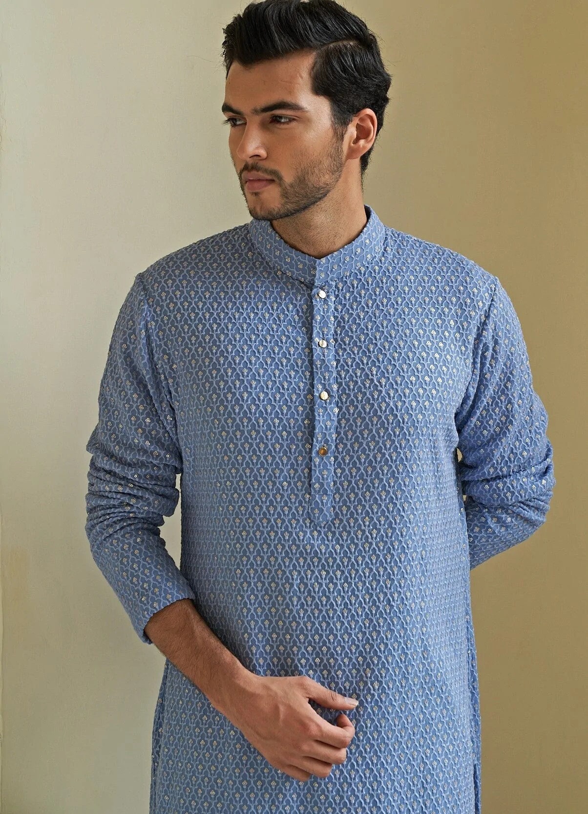 Light sky blue kurta pajama outlet
