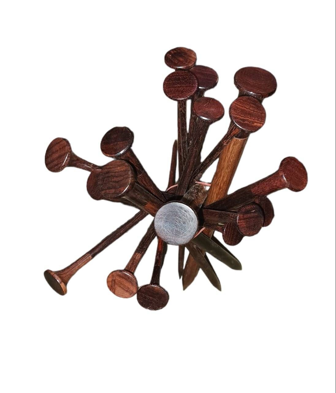 Wooden Knitting Needles Rosewood Single Point in a Variety of Sizes