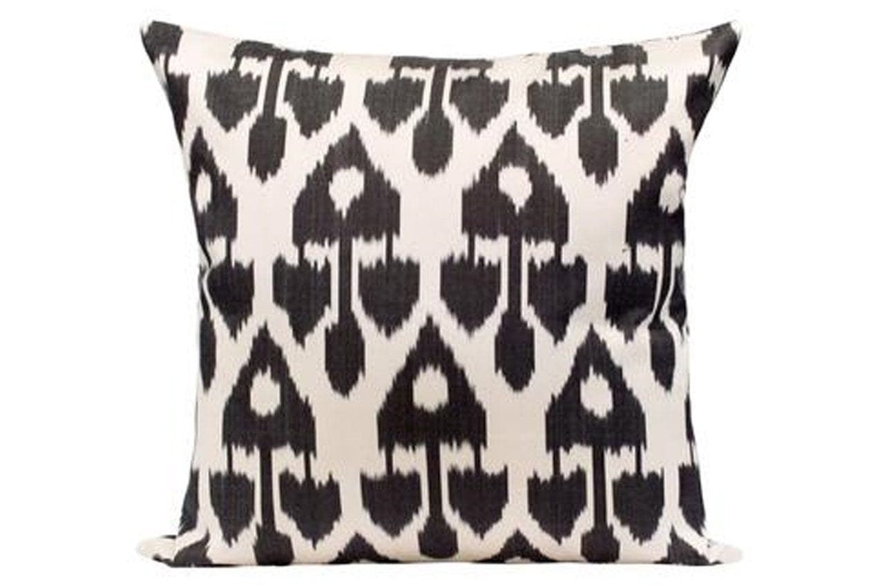 Coussin Double Soie Ikat - 50x50 -