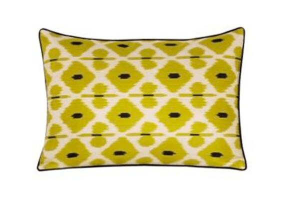 Coussin Double Soie Ikat - 40x60