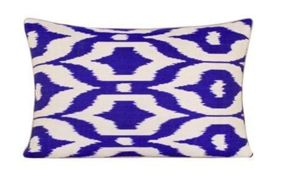 Coussin Double Soie Ikat - 40x60