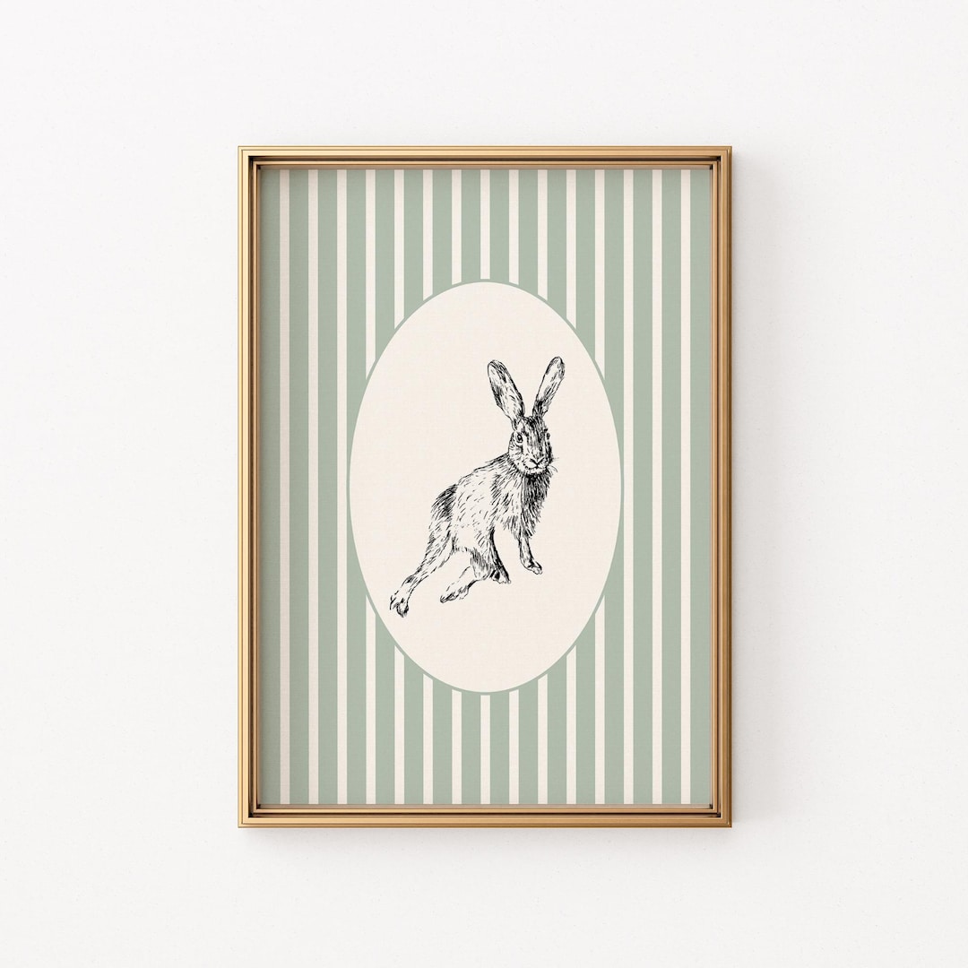 Vintage Rabbit Sketch Wall Art Bucolic Vintage Cottagecore Wall Art vintage-rabbit-sketch-wall-art-bucolic-vintage-cottagecore-wall-art