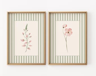 Wildflower Prints Set – Vintage French Country Cottagecore (Digital Download)