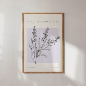 Lavender Haze Poster | Digital Lyric Poster | Girly Gift | Fast Gift | Printable Poster | Minimalist Art | Dorm Art