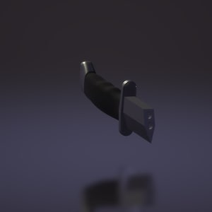Scream Knife wall hanger Buck 120 STL 3D printable