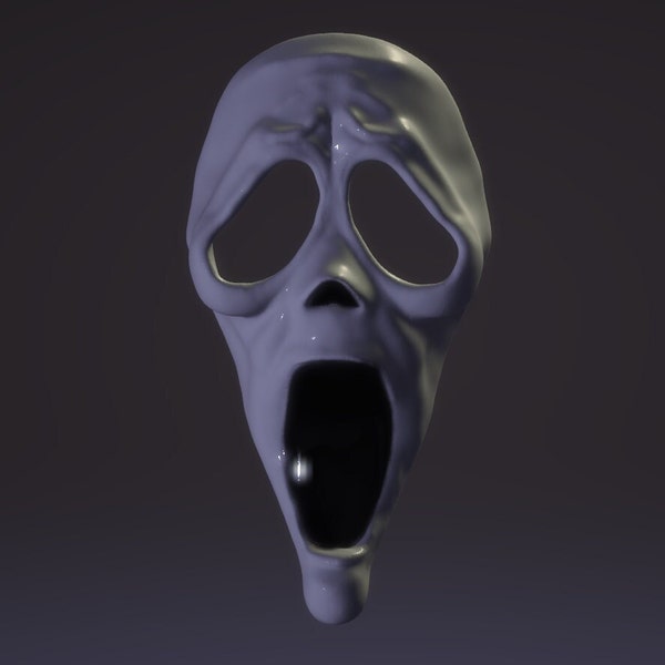 Scary Movie Killer Mask STL 3d Printable