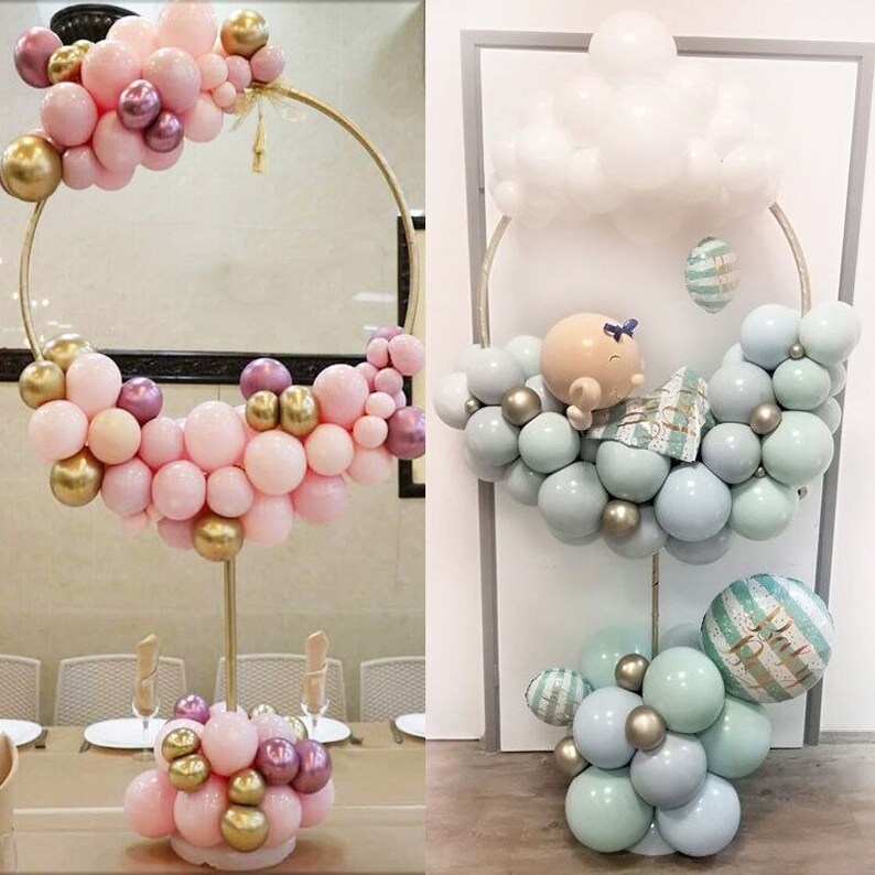 Balloon Arch Balloons Round Hoop Holder Birthday Party Etsy