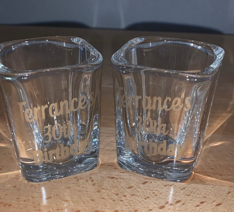 Personalized Shot Glasses for ANY Occasion Birthday, Weddings, Showers